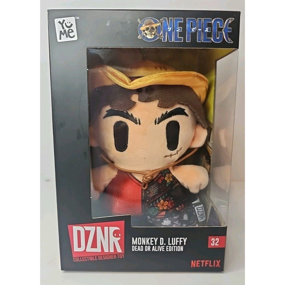 YuMe DZNR One Piece MONKEY D LUFFY Dead OR Alive Edition 32 Plush Figure NEW